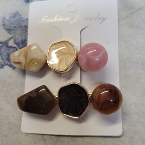 Beautiful Stone Hairclips